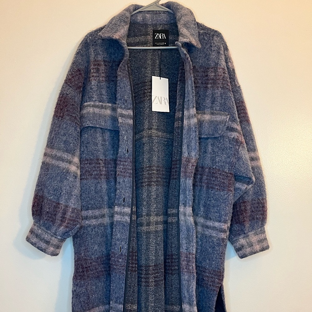 COPY - Zara Oversized Plaid Coat